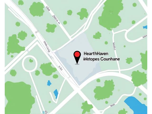 Map showing the location of HearthHaven Listings office in Charlotte, NC